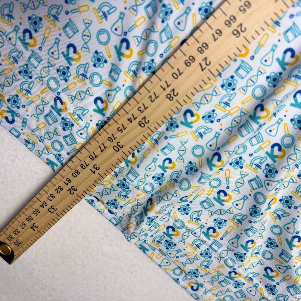 Inward Half Science Print Golf Polo 2XL NWT - Picture 9 of 10